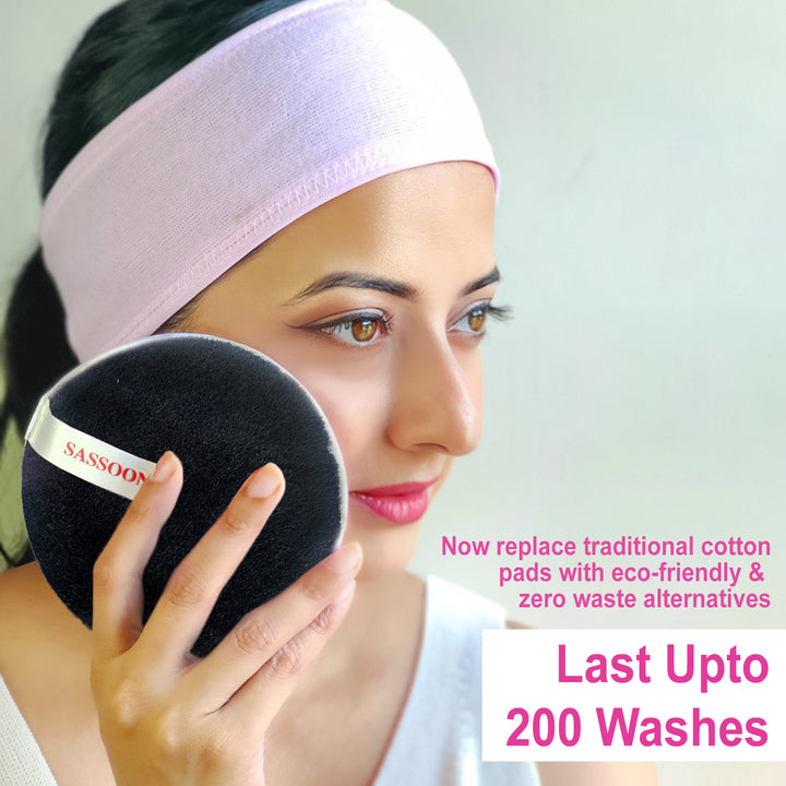 High Quality Makeup Remover Pad (For all skin types, reusable, highly absorbent, ultrasoft, quick drying, for all skin types )