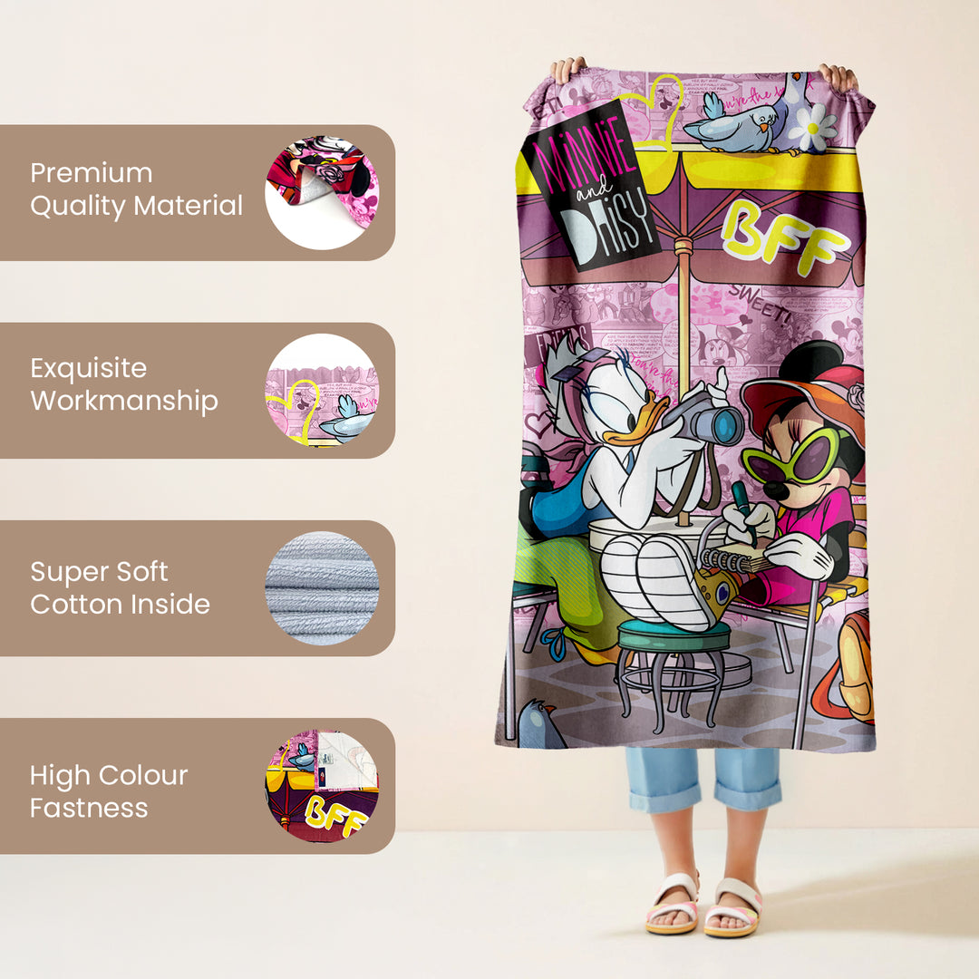 Disney Minnie Mouse Bath Towel For Kids