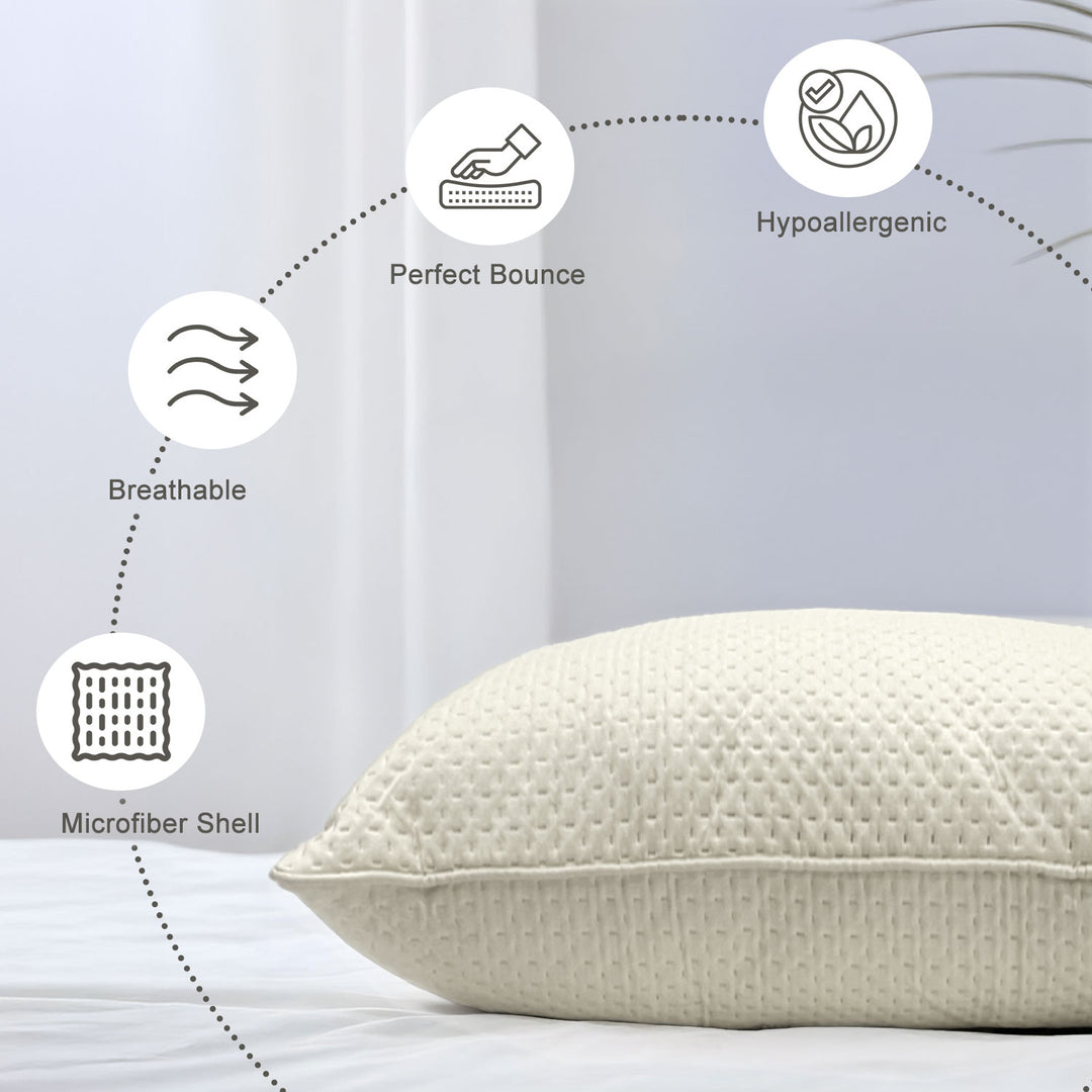 Laika Quilted Breathable Microfiber Pillow