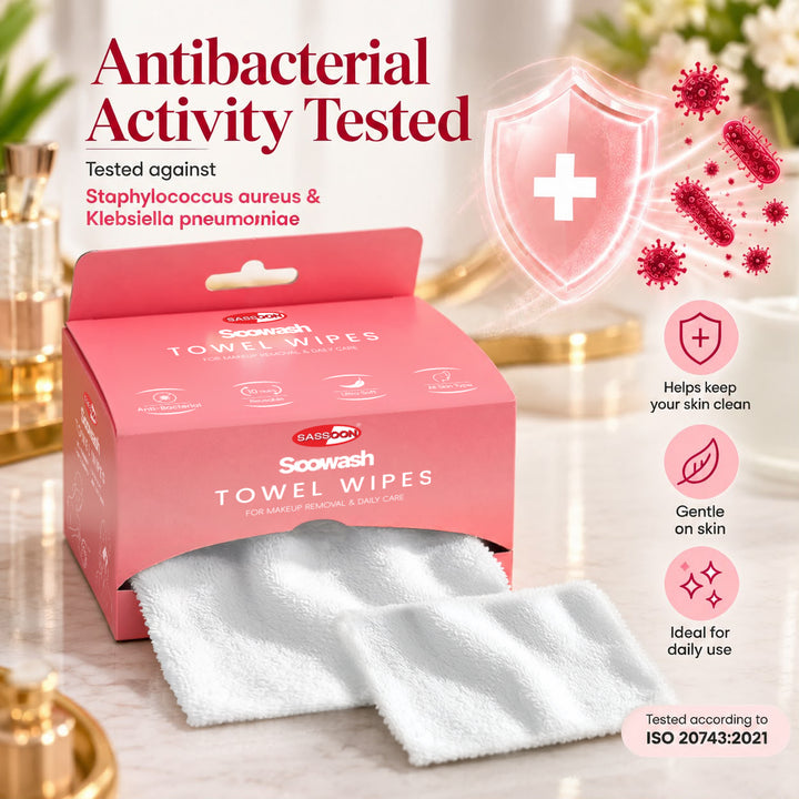 Soowash Makeup Remover Towel Wipes (Pack of 2)