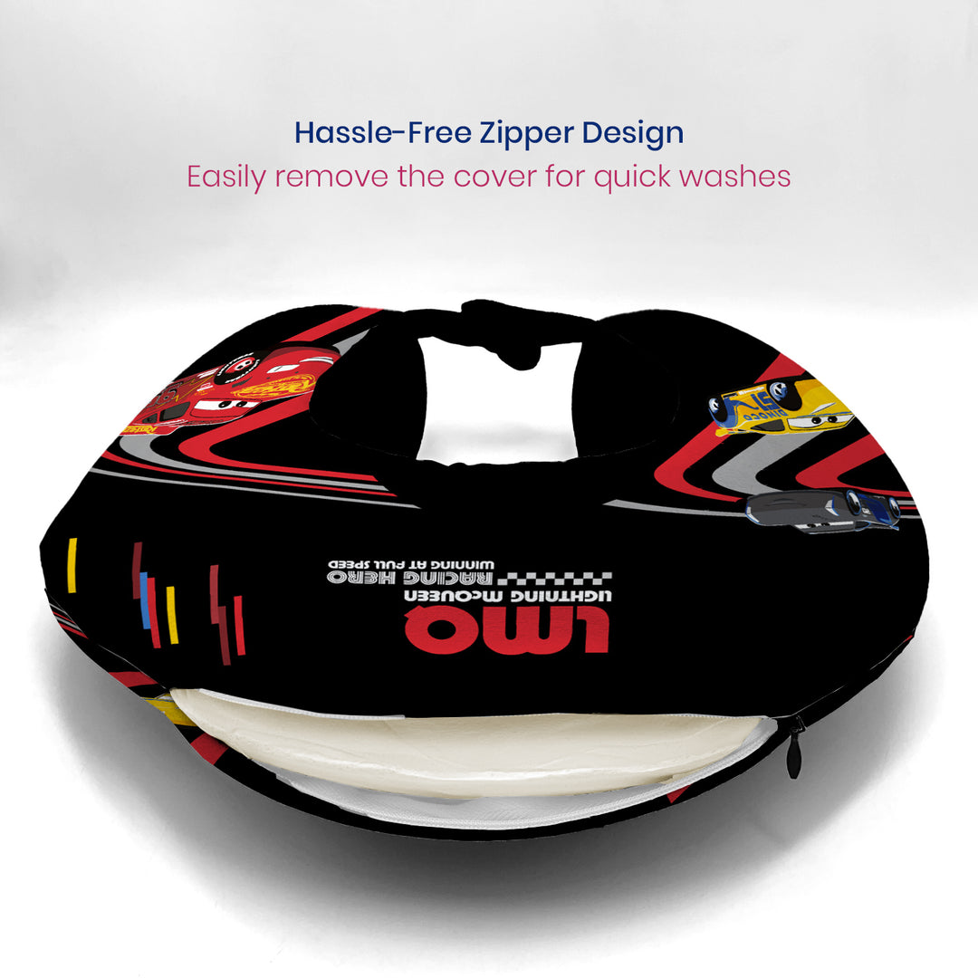 Disney Pixar Cars Memory Foam Neck Pillow For Kids