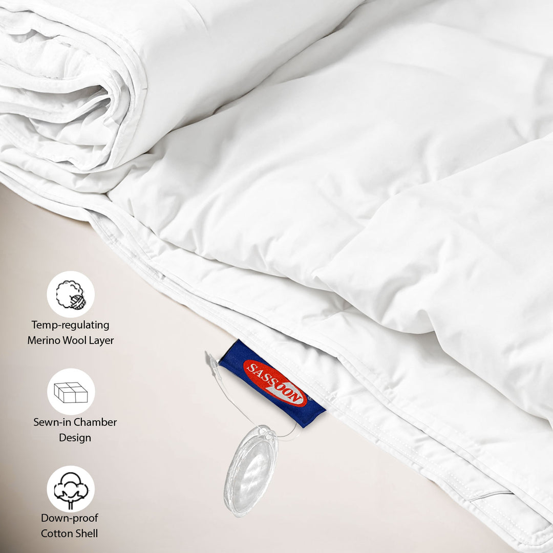 Deslay King Size Wool and Goose Down Duvet