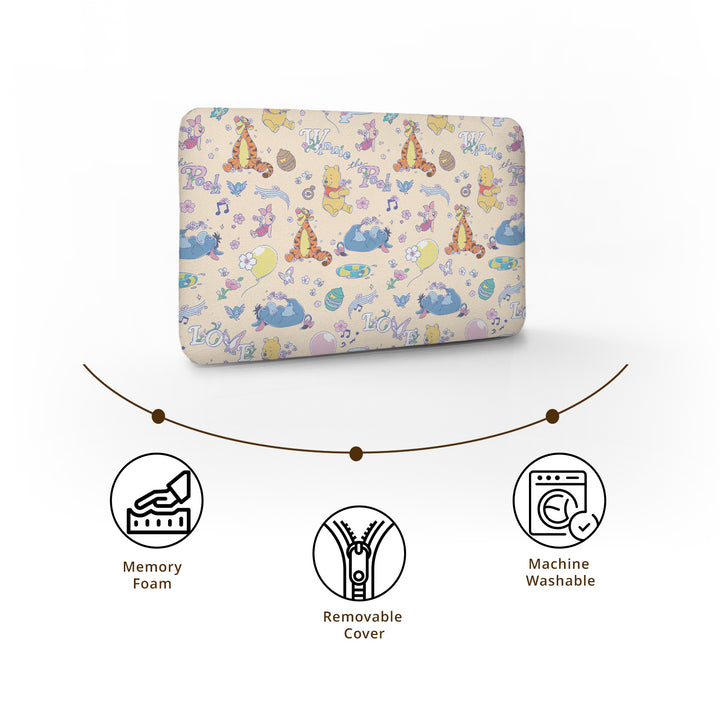 Disney Winnie The Pooh Memory Foam Pillow for Kids