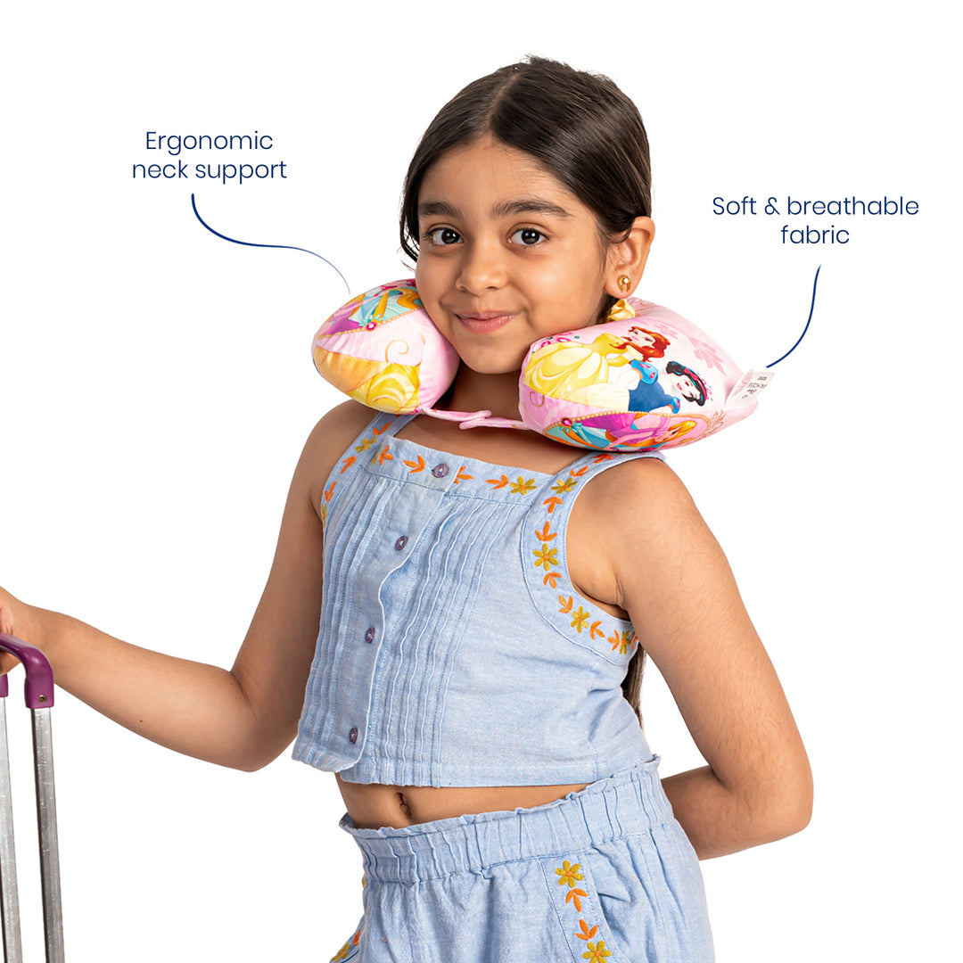 Disney Princess Memory Foam Neck Pillow For Kids