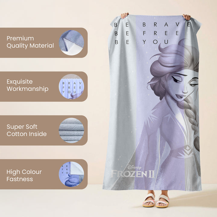 Disney Frozen-II Towel For kids & Adults