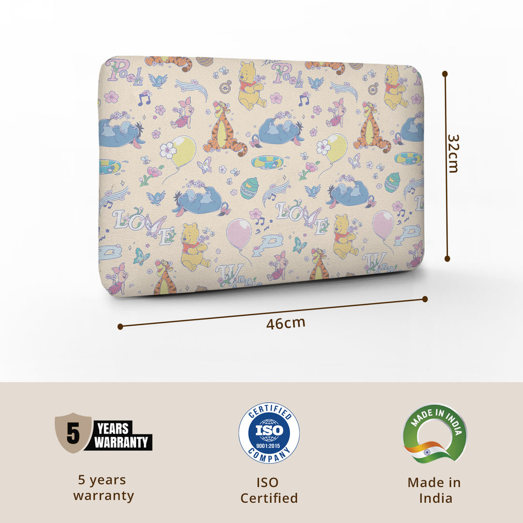 Disney Winnie The Pooh Memory Foam Pillow for Kids