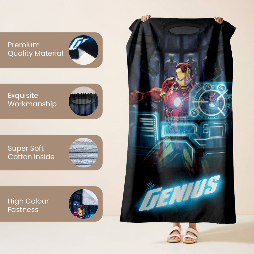 Marvel Ironman Towel For Kids & Adults