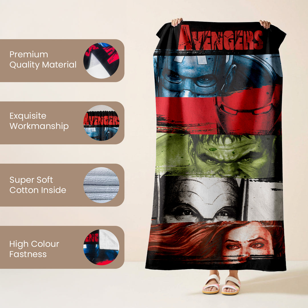 Marvel Avengers Towel For Kids & Adults