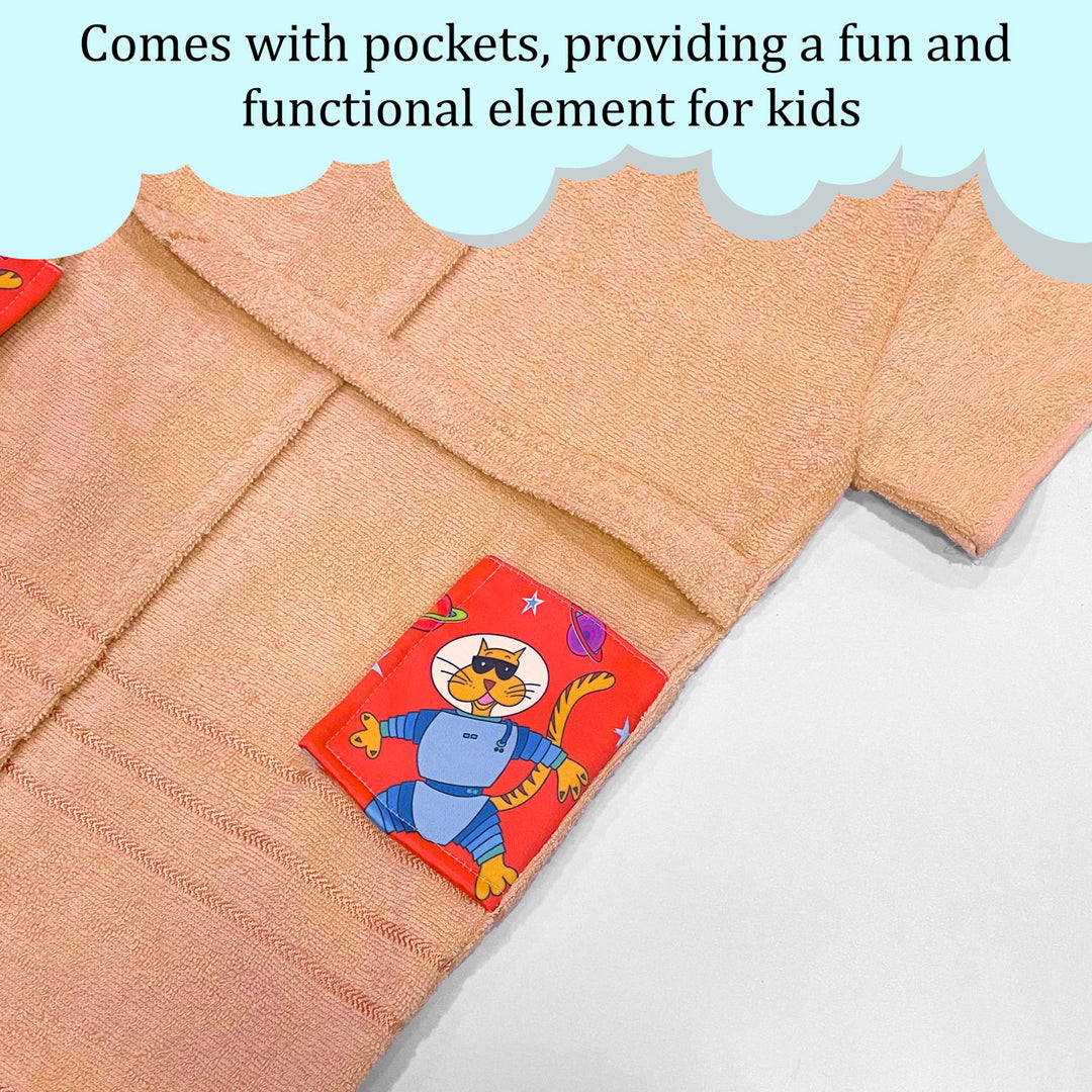 Hooded Bathrobe For Kids (Age 3-7 years)