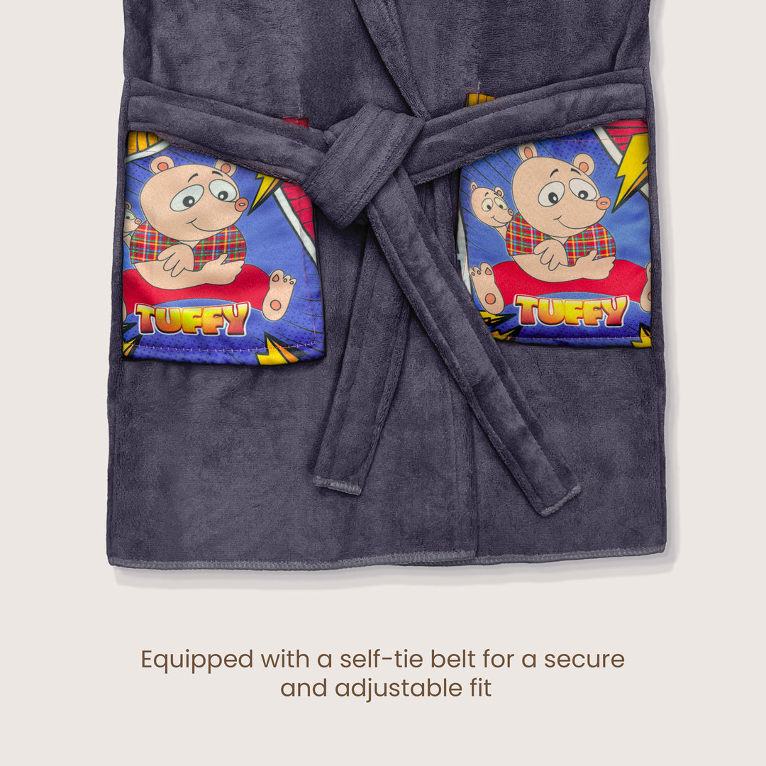 Hooded Bathrobe For Kids (Age 3-7 years)