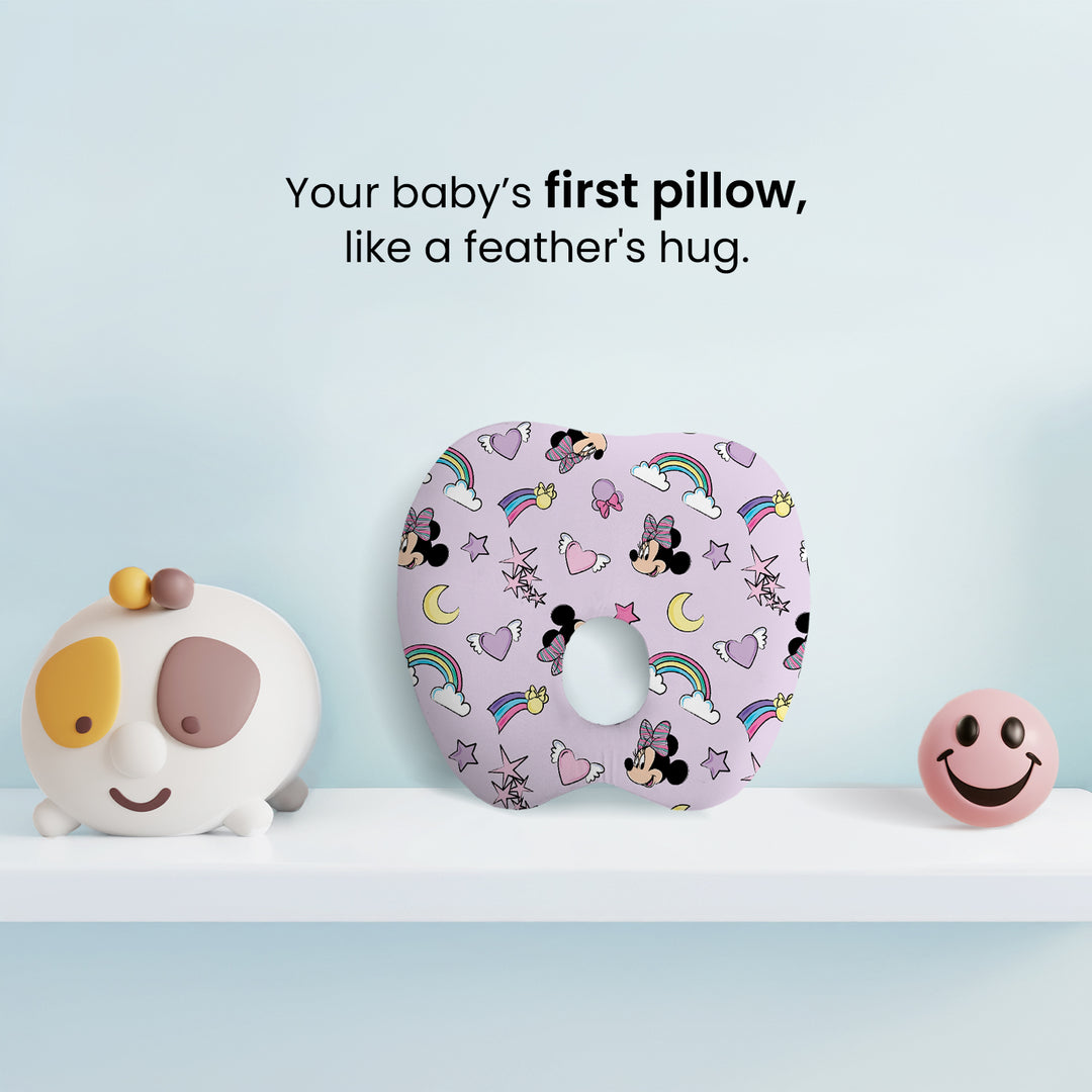 Disney Minnie Mouse Baby Head Shaping Memory Foam Pillow