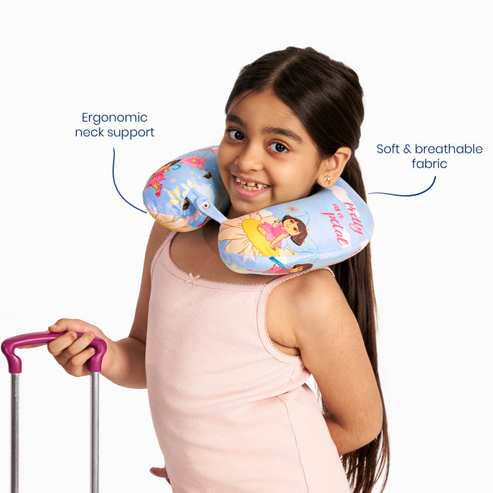 Dora Memory Foam Neck Pillow For Kids