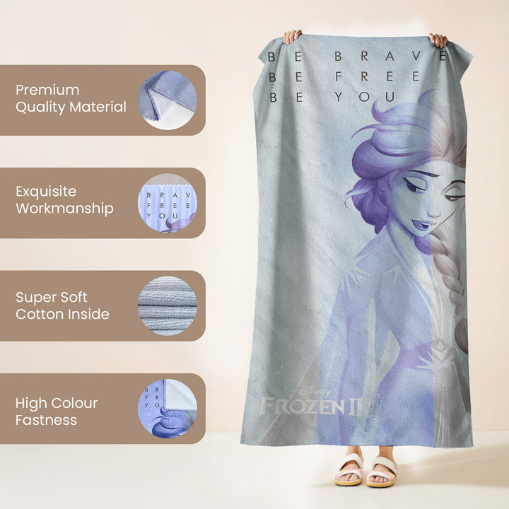 Disney Frozen-II Towel For kids & Adults