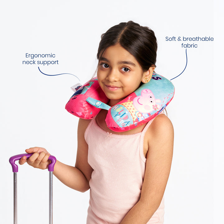 Peppa Pig Memory Foam Neck Pillow For Kids