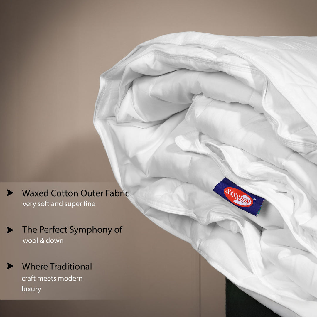 Deslay King Size Wool and Goose Down Duvet