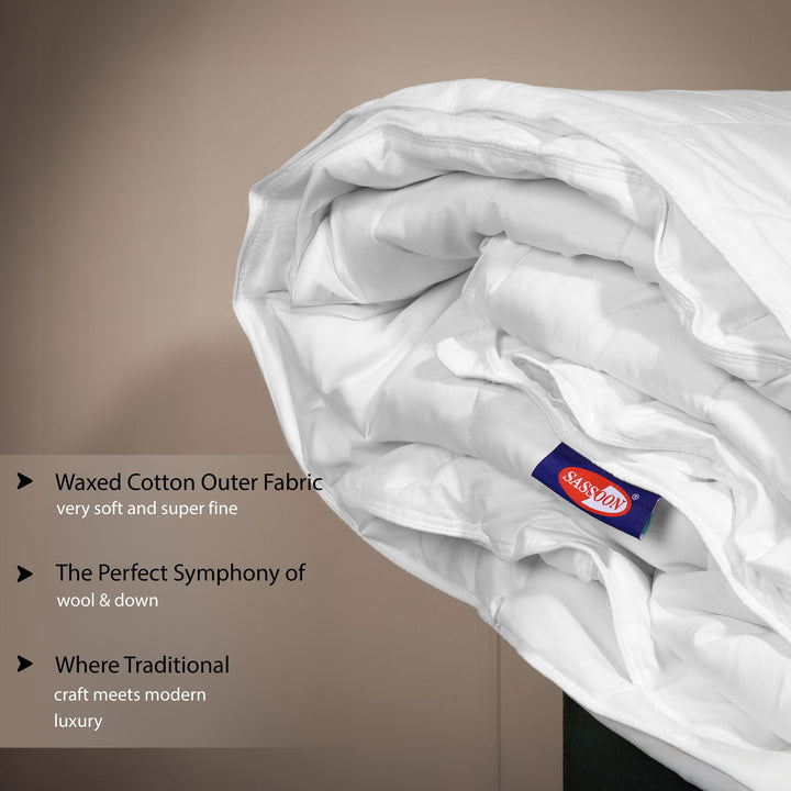 Deslay King Size Wool and Goose Down Duvet