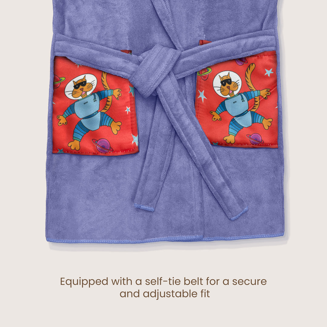 Hooded Bathrobe For Kids (Age 3-7 years)