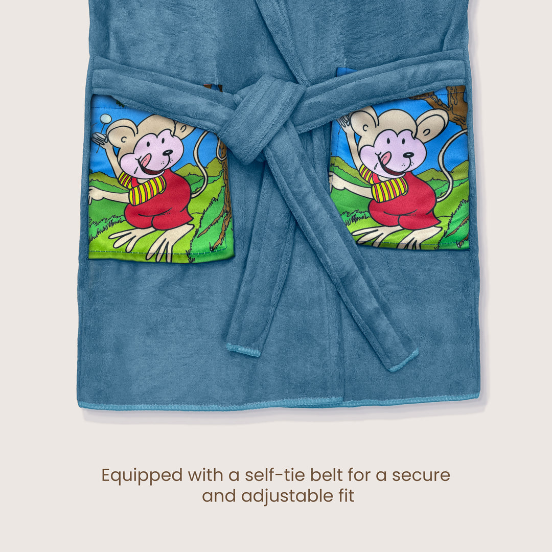 Hooded Bathrobe For Kids (Age 3-7 years)