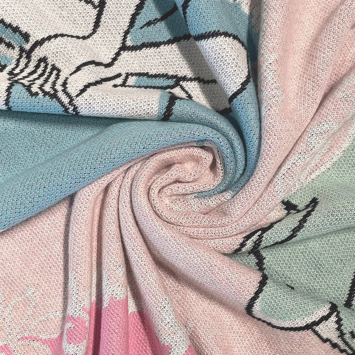 Disney Princess Kids Single Bed Knitted Blanket