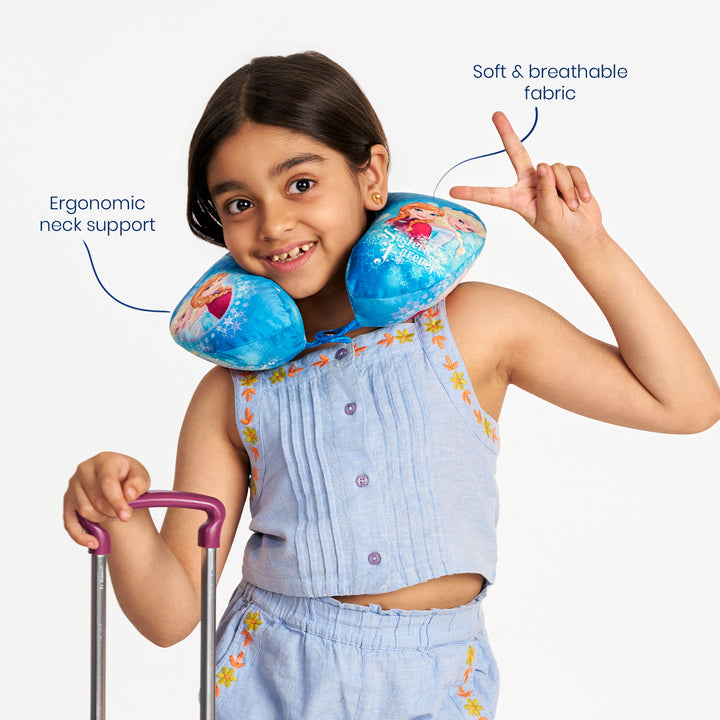 Disney Frozen Memory Foam Neck Pillow For Kids