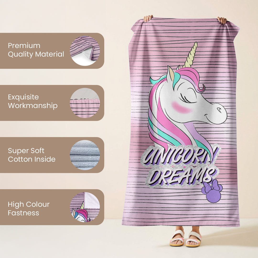 Disney Unicorn Towel For kids & Adults