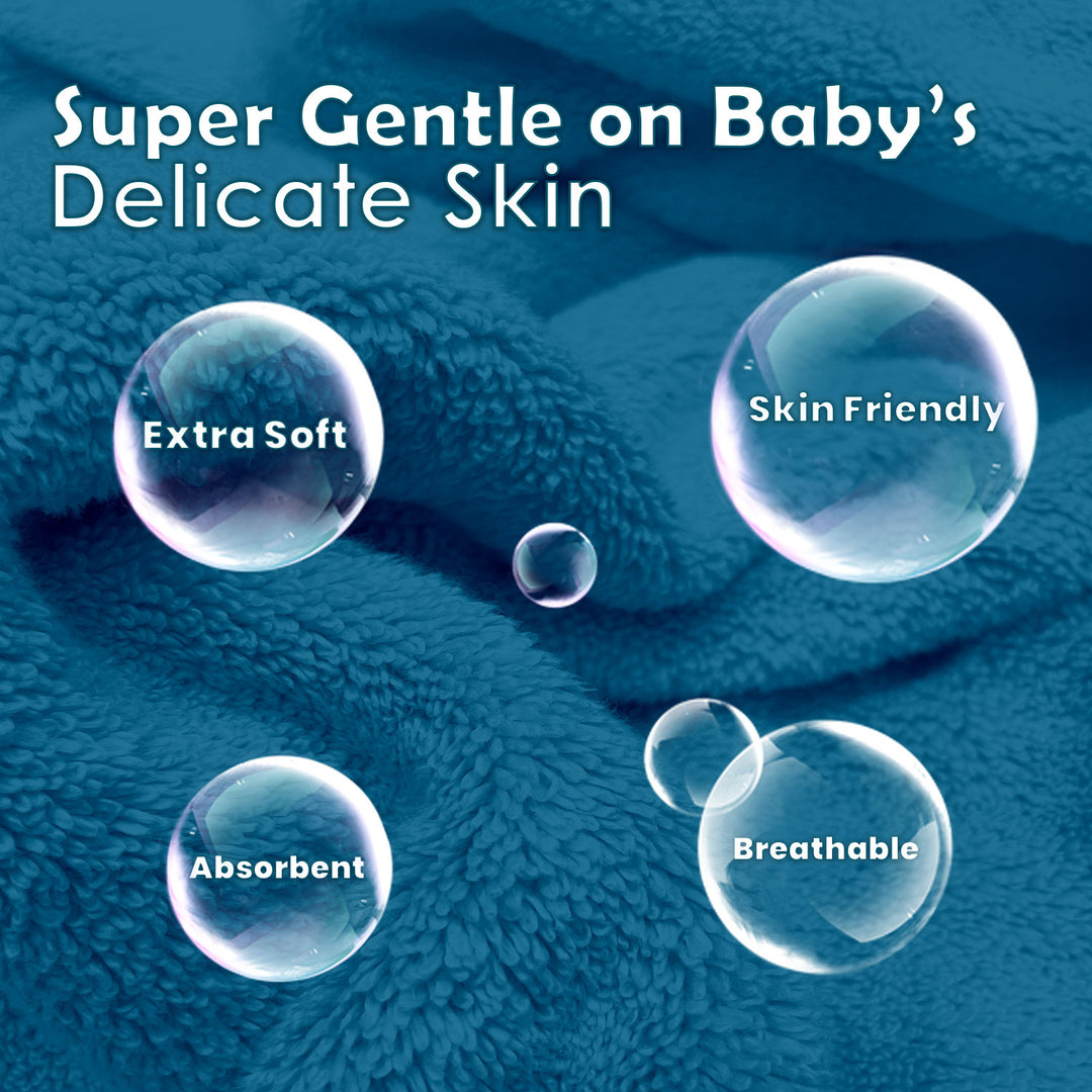 Tevel Zero Twist Baby Hooded Towel