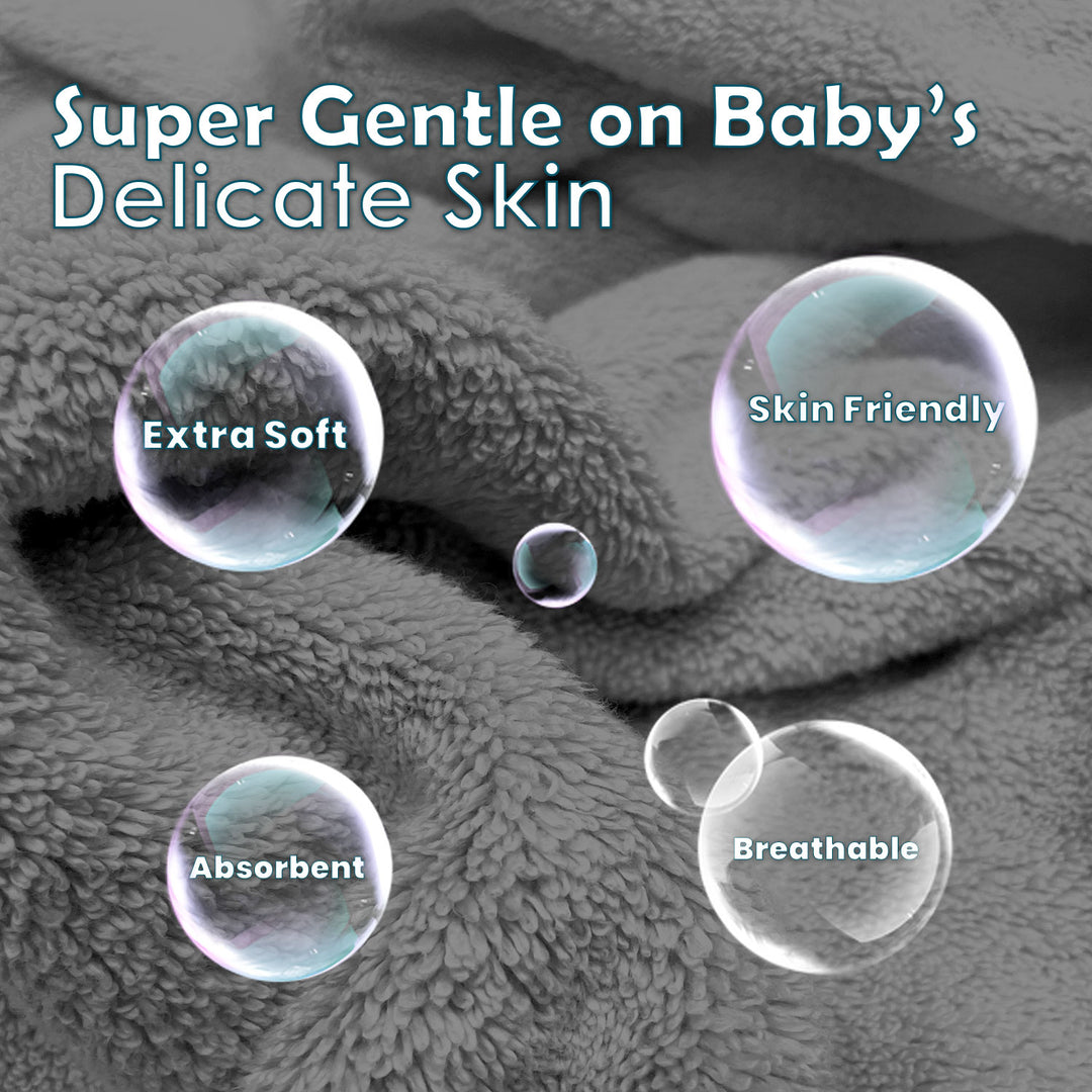 Tevel Zero Twist Baby Hooded Towel