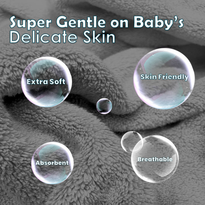 Tevel Zero Twist Baby Hooded Towel