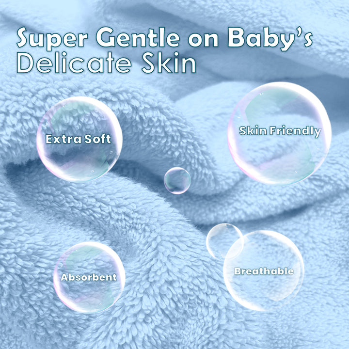 Tevel Zero Twist Baby Hooded Towel