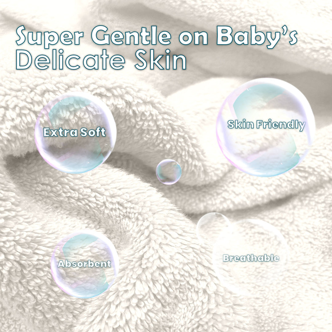 Tevel Zero Twist Baby Hooded Towel