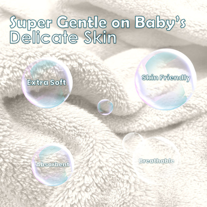 Tevel Zero Twist Baby Hooded Towel