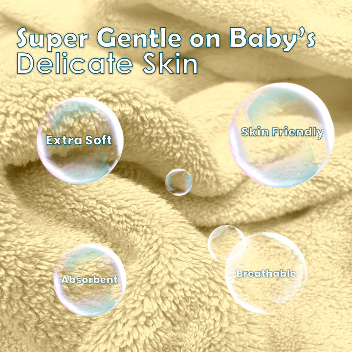 Tevel Zero Twist Baby Hooded Towel