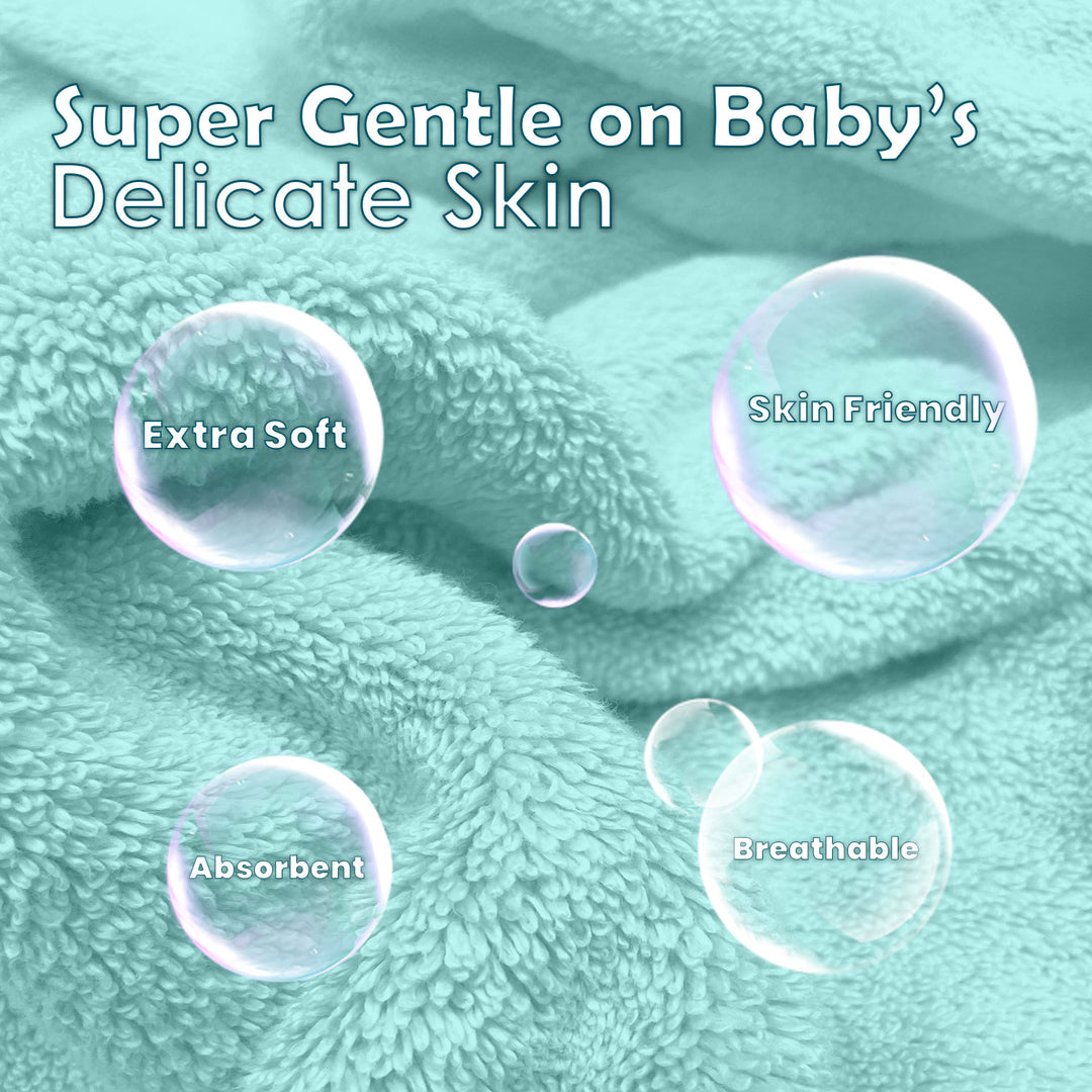 Tevel Zero Twist Baby Hooded Towel