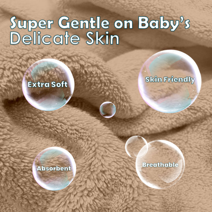 Tevel Zero Twist Baby Hooded Towel