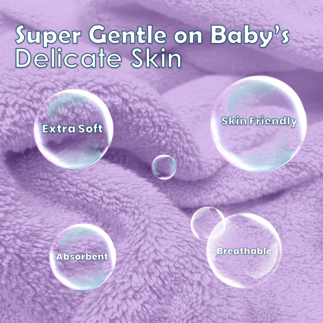 Tevel Zero Twist Baby Hooded Towel