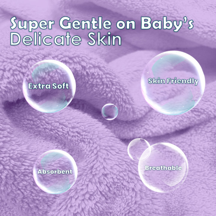 Tevel Zero Twist Baby Hooded Towel