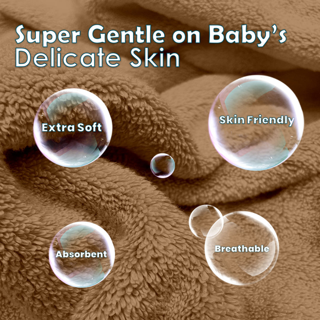 Tevel Zero Twist Baby Hooded Towel