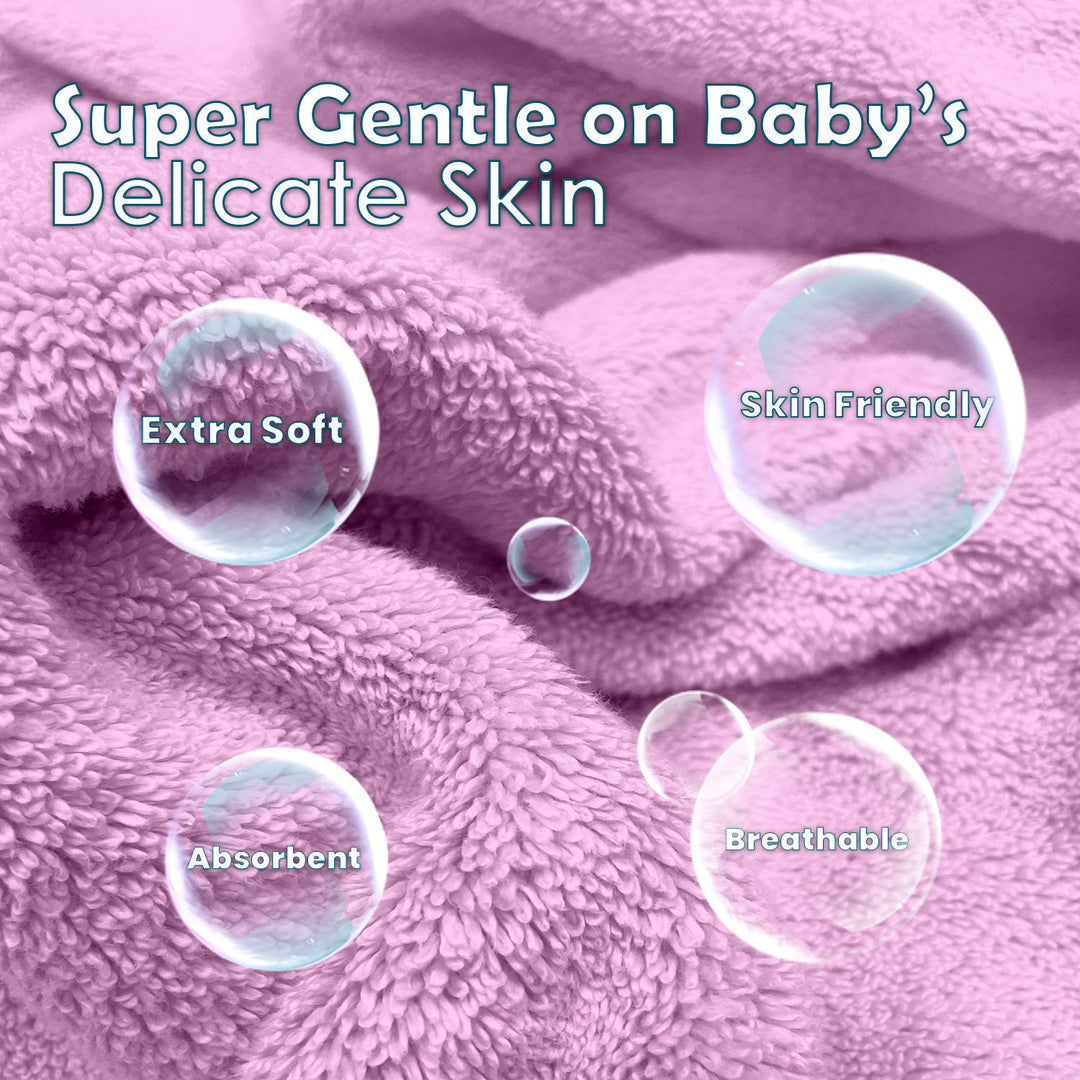 Tevel Zero Twist Baby Hooded Towel