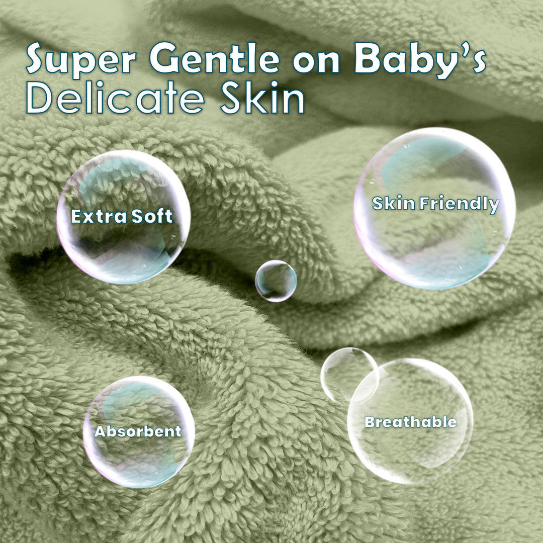 Tevel Zero Twist Baby Hooded Towel