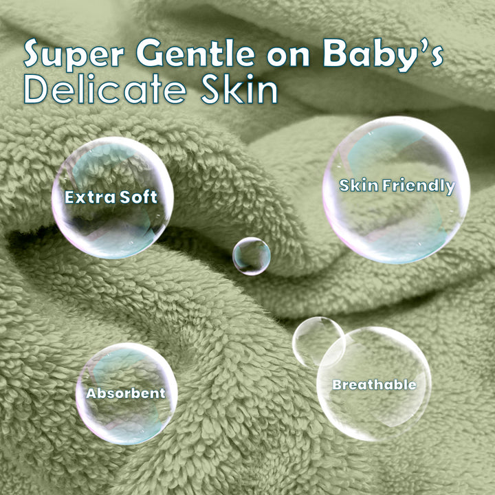 Tevel Zero Twist Baby Hooded Towel