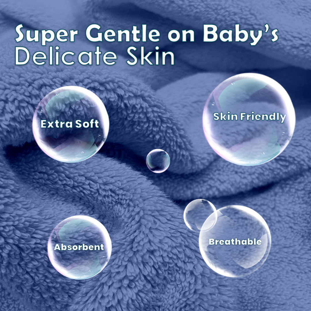 Tevel Zero Twist Baby Hooded Towel