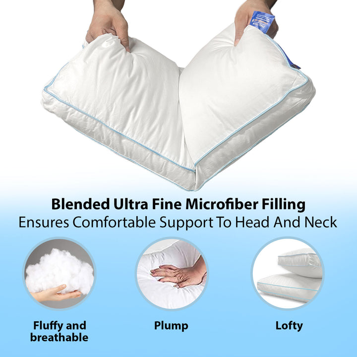 High quality doctor's recommended guesseted pillow, perfect for people suffering from cervical pain. ( 100% comfort, antiallergic) 