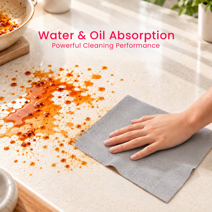 Soowash Microfiber Multipurpose Cleaning Cloth Tear Away Roll