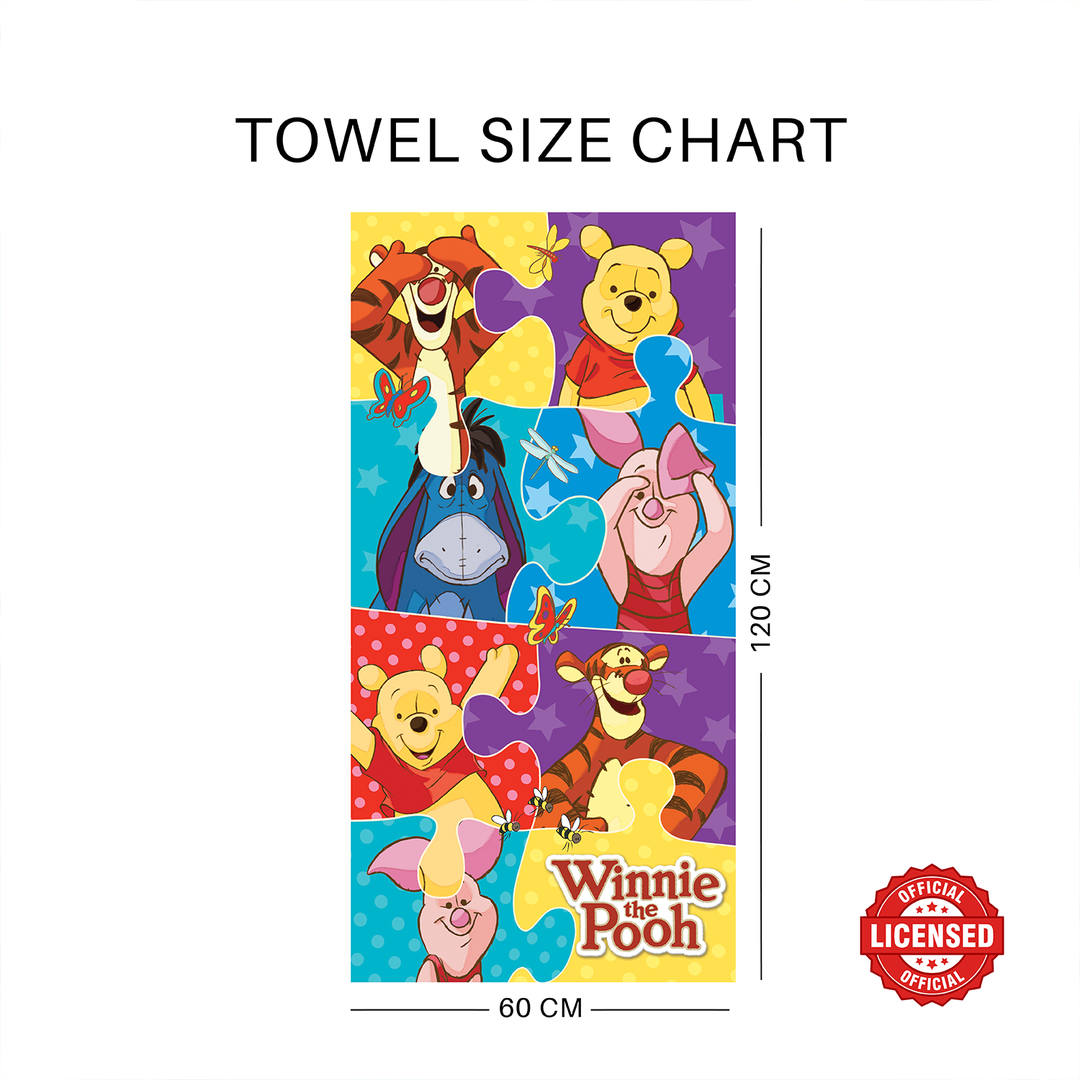 Disney Winnie The Pooh Kids Bath Towel