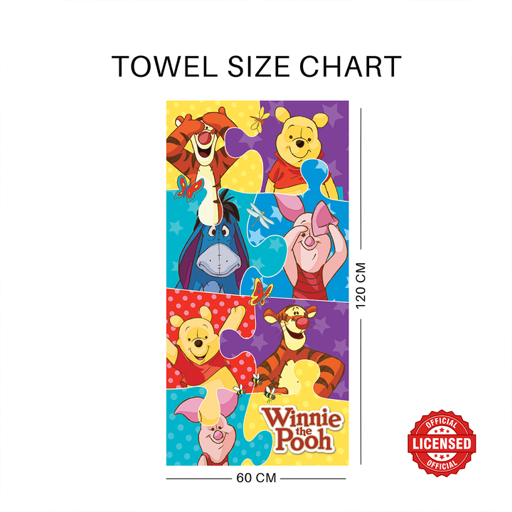 Disney Winnie The Pooh Kids Bath Towel