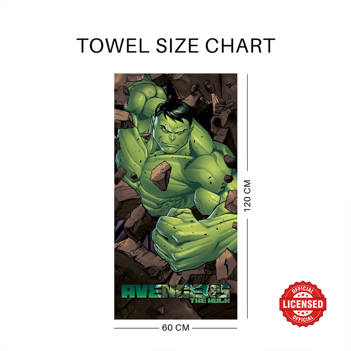 Hulk Kids Bath Towel