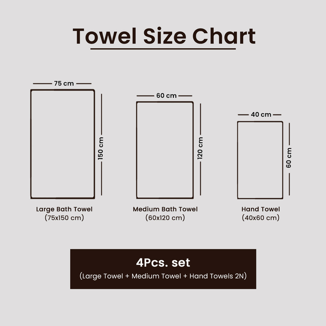 Kama Towel Gift Set - 450 GSM