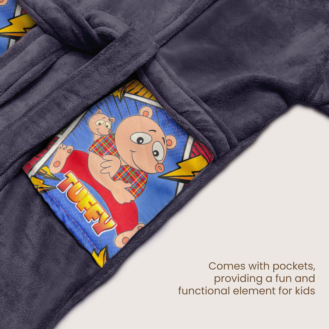 Hooded Bathrobe For Kids (Age 3-7 years)