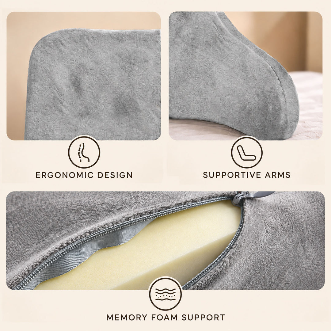 Memory Foam Bucket Back Rest Pillow