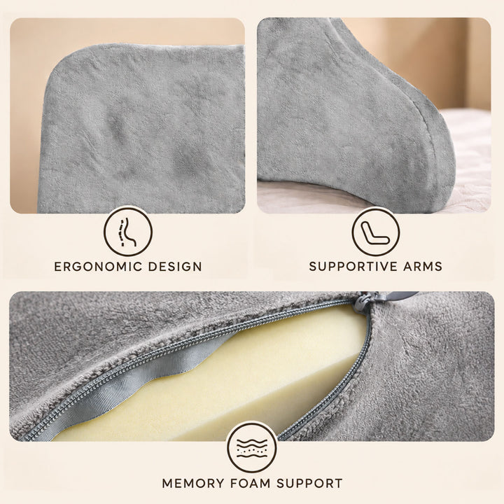 Memory Foam Bucket Back Rest Pillow